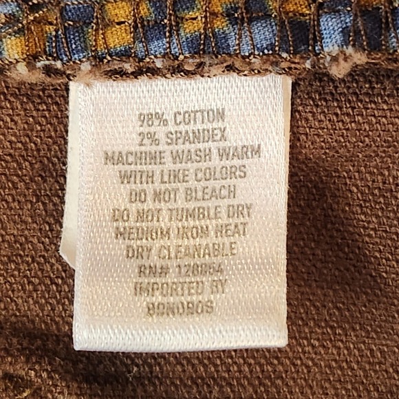 Bonobos Slim Fit Corduroy Pants Mens 31x30 Brown Mahogany 5-Pocket Trousers - Picture 9 of 10